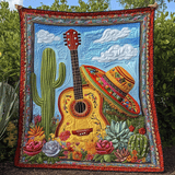 Sogni di Chitarra nel Deserto Coperta Trapuntata