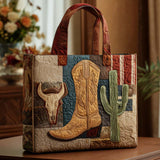 Cavaliere del Deserto Borsa Tote Trapuntata