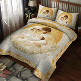 Set di Biancheria da Letto Trapuntata 3 Pezzi Divino Nativity