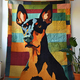 Valore del Doberman Coperta Trapuntata