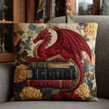 Drago Custode dei Libri Borsa Tote Trapuntata