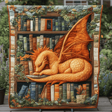 Lettura Accogliente del Drago Coperta Trapuntata