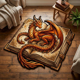 Biblioteca del Drago Tappeto Sagomato