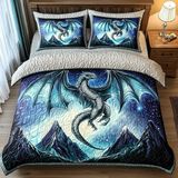 Set di Biancheria da Letto Trapuntata 3 Pezzi Sentiero del Drago