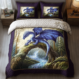 Set di Biancheria da Letto Trapuntata 3 Pezzi Ruggito del Drago
