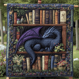 Biblioteca Fantasiosa del Drago Coperta Trapuntata
