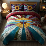 Set di Biancheria da Letto Trapuntata 3 Pezzi Bellezza della Libellula