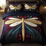 Set di Biancheria da Letto Trapuntata 3 Pezzi Libellula