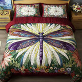 Dragonfly Symphony 3-Piece Quilted Bedding Set NCU0DV2822