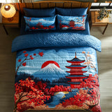 Set di Biancheria da Letto Trapuntata 3 Pezzi Sogno di Kyoto