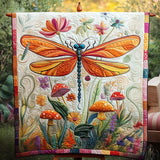 Libellula Tessitrice di Sogni Coperta Trapuntata