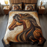 Cavallo dalla Criniera da Sogno Coperta Trapuntata