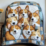Mucchio di Cuccioli da Sogno Coperta Trapuntata