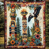 Viaggio Spirituale del Totem dell'Aquila Coperta Trapuntata