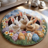 Coniglietto di Pasqua Tappeto Rotondo