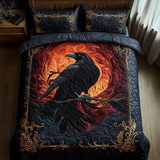 Ebon Crow 3-Piece Quilted Bedding Set NCU0DV2842
