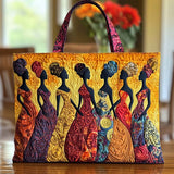 Splendore di Bellezza Ebano Borsa Tote Trapuntata