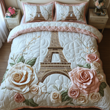 Set di Biancheria da Letto Trapuntata 3 Pezzi Eleganza di Eiffel