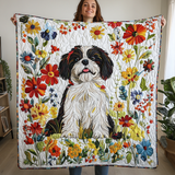 Shih Tzu Elegante Coperta Trapuntata