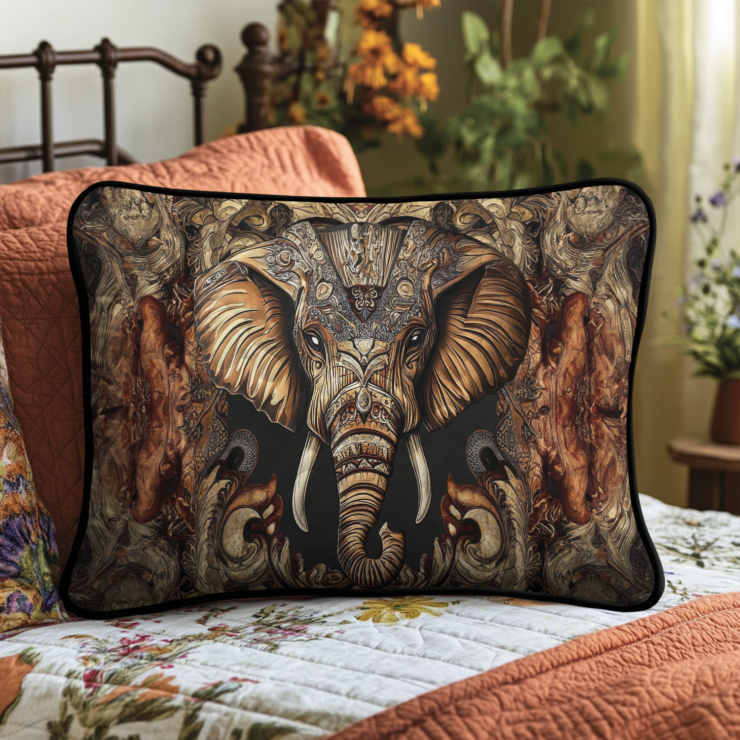 Elefante Elegante Federa Trapuntata