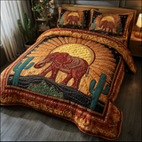 Set di Biancheria da Letto Trapuntata 3 Pezzi Elefante di Design