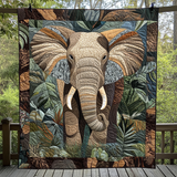Grazia dell'Elefante Coperta Trapuntata