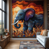 Viaggio dell'Elefante Coperta Trapuntata