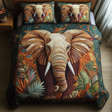 Set di Biancheria da Letto Trapuntata 3 Pezzi Potere dell'Elefante