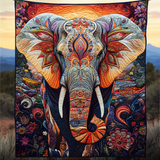 Elefante Coperta Trapuntata