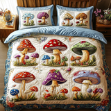 Set di Biancheria da Letto Trapuntata 3 Pezzi Terra Incantata