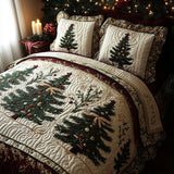 Enchanted Evergreen 3-Piece Quilted Bedding Set NCU0DV8151