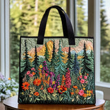 Foresta Incantata Borsa Tote Trapuntata