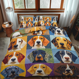 Set di Biancheria da Letto Trapuntata 3 Pezzi Beagle di Endearing