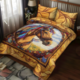 Set di Biancheria da Letto Trapuntata 3 Pezzi Eleganza di Equestrian