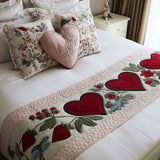 Cuori Eterni Runner da Letto Trapuntato