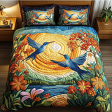Set di Biancheria da Letto Trapuntata 3 Pezzi Fascino Etereo