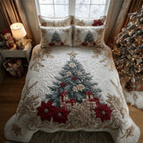 Evergreen Dream 3-Piece Quilted Bedding Set NCU0DV8325