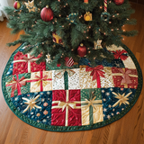 Eleganza Sempreverde Copri Base per Albero di Natale Trapuntato