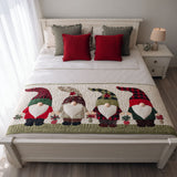 Natale Runner da Letto Trapuntato