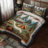 Set di Biancheria da Letto Trapuntata 3 Pezzi Rifugio Sempreverde