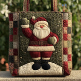 Babbo Natale Sempreverde Borsa Tote Trapuntata