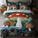 Set di Biancheria da Letto Trapuntata 3 Pezzi Fairy Shroom