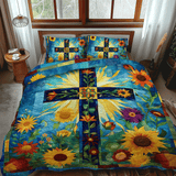 Set di Biancheria da Letto Trapuntata 3 Pezzi Fedele Fioriture