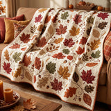 Foglie Cadenti Coperta Trapuntata