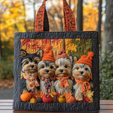 Innamorati dello Yorkie Borsa Tote Trapuntata