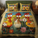 Set di Biancheria da Letto Trapuntata 3 Pezzi Sogni Piumati Floreali