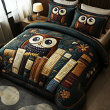 Set di Biancheria da Letto Trapuntata 3 Pezzi Piumato Scholar