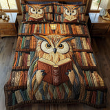 Set di Biancheria da Letto Trapuntata 3 Pezzi Piume e Fiction