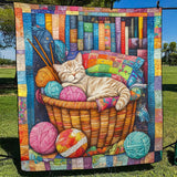 Ora della Nanna Felina Coperta Trapuntata