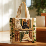 Storia Felina Borsa Tote Trapuntata